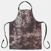 非常に古い錆びたシートアイロン。テクスチャメタル表面 エプロン (正面)