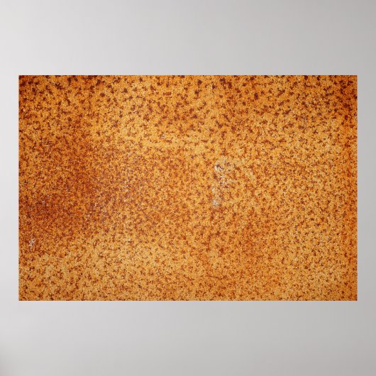 非常に古い錆びた金属板のグランジ テクスチャ背景 ポスター (正面)