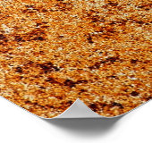 非常に古い錆びた金属板のグランジ テクスチャ背景 ポスター (角)