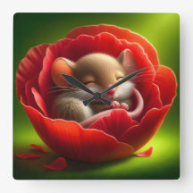 非常に可愛いベビーマウス眠る