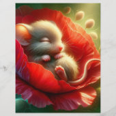 非常に可愛いベビーマウス眠る チラシ (裏面)