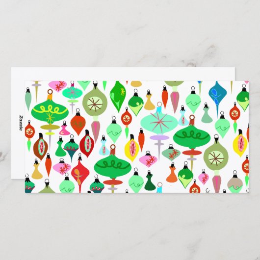 非常に多くのオーナメント シーズンカード (正面/裏面)