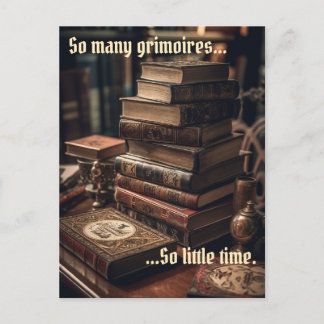 非常に多くのグリモワールWicca ポストカード