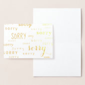 非常に多くのソリー金ゴールド箔 箔カード (ディスプレー)