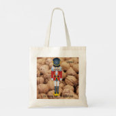 非常に多くのナッツので少し時間の名前のクリスマスを追加 トートバッグ (裏面)