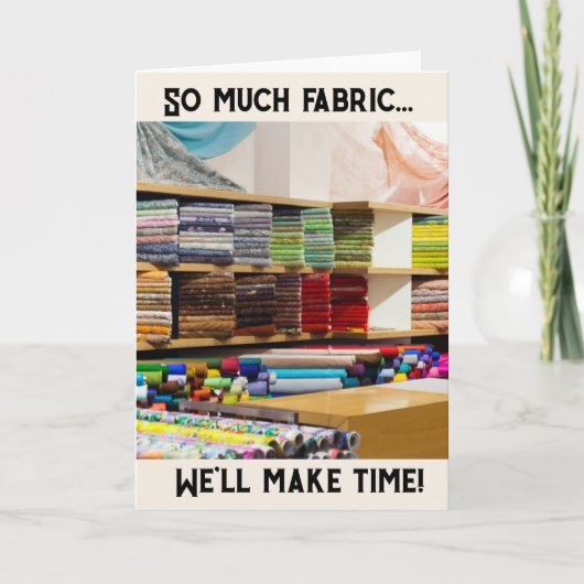 非常に多くのファブリック カード (正面)