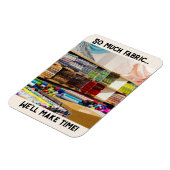 非常に多くのファブリック マグネット (左側)