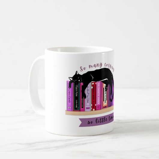 非常に多くの居心地の良いミステリーマグ コーヒーマグカップ (正面左)