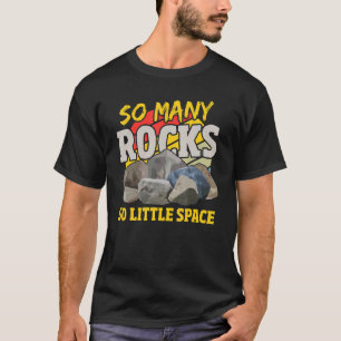 非常に多くの岩のように小さな宇宙鉱物の収集 Tシャツ