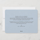 非常に多くの恵み年レビュー写真コラージュ青H シーズンカード (裏面)