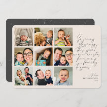 非常に多くの恵み年レビュー写真コラージュTan