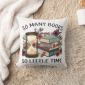 非常に多くの本が非常に少ない時間装飾用クッション クッション (ブランケット)