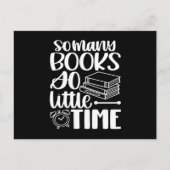 非常に多くの本なので時間が少ない ポストカード (正面)
