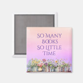 非常に多くの本のように時間の磁石 マグネット (正面/裏面)