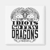 非常に多くの村の馬鹿だから少数のドラゴン マグネット (正面)