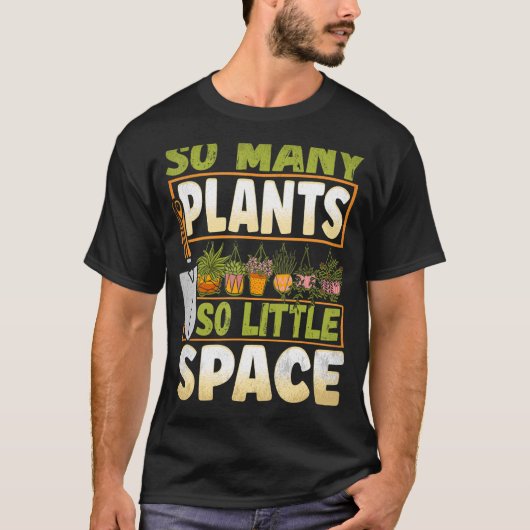非常に多くの植物ガーデニング庭師の植物1 Tシャツ (正面)