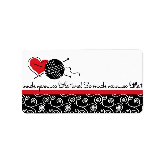 非常に多くの糸 ラベル (正面)