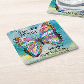 非常に多くの美しい理由がある スクエアペーパーコースター (アングル)