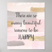 非常に多くの美しい理由引用文 ポスター (正面)