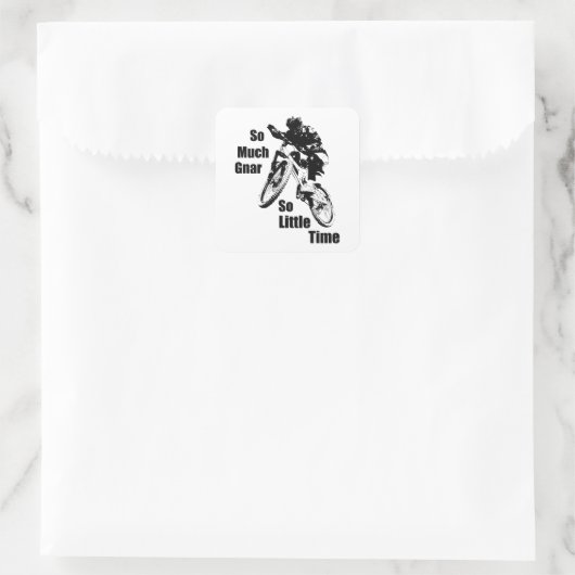 非常に多くのGnarので少し時間マウンテンバイク スクエアシール (バッグ)