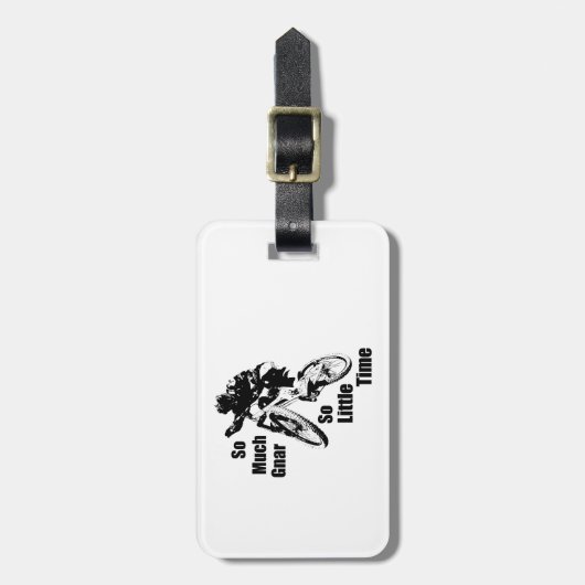 非常に多くのGnarので少し時間マウンテンバイク ラゲッジタグ (正面縦)