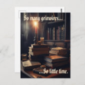 非常に多くのGrimoiresウィザード ポストカード (正面/裏面)