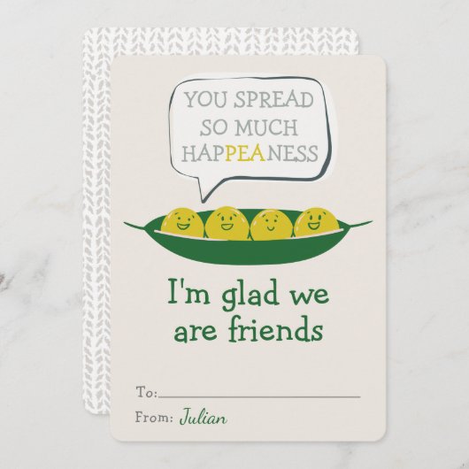 非常に多くのHap-peness Valentines Day Classroom (正面/裏面)