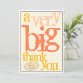 非常に大きいの特別スタッフの感謝感謝していしています サンキューカード (スタンド正面)