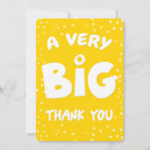 非常に大きなサンキューカード サンキューカード (正面)