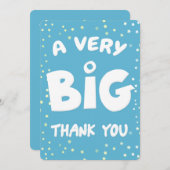 非常に大きなサンキューカード サンキューカード (正面/裏面)