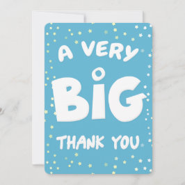 非常に大きなサンキューカード サンキューカード