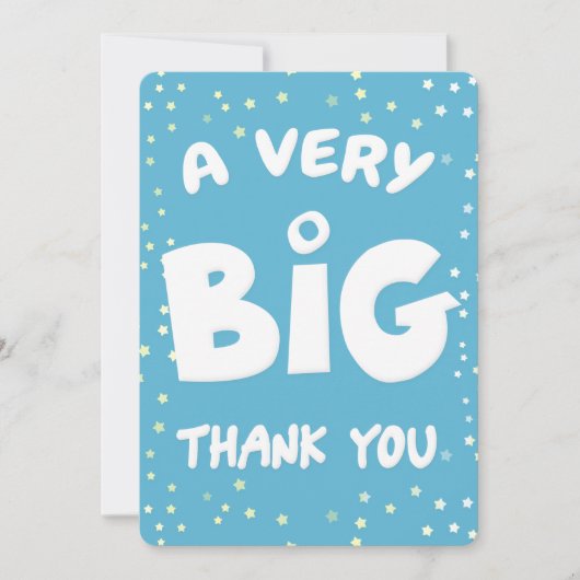 非常に大きなサンキューカード サンキューカード (正面)