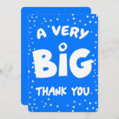 非常に大きなサンキューカード サンキューカード (正面/裏面)
