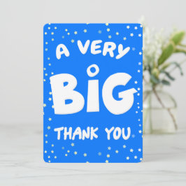 非常に大きなサンキューカード サンキューカード