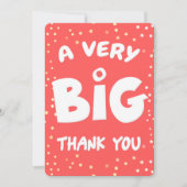 非常に大きなサンキューカード サンキューカード (正面)