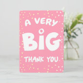 非常に大きなサンキューカード サンキューカード (スタンド正面)