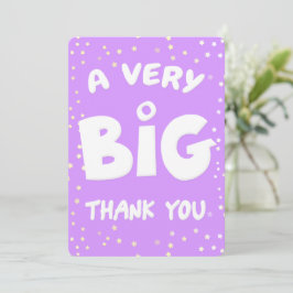 非常に大きなサンキューカード サンキューカード