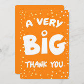 非常に大きなサンキューカード サンキューカード (正面/裏面)