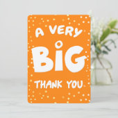 非常に大きなサンキューカード サンキューカード (スタンド正面)