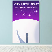 非常に大規模なアレイ宇宙天文台宇宙アート。 キャンバスプリント (インサイチュ (ウッドフロア))