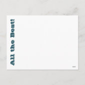 非常に嬉しい休日の写真はがき シーズンポストカード (裏面)