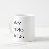 非常に安定した天才 コーヒーマグカップ (正面左)