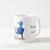 非常に小さな少年はルパート王子とお茶を飲む コーヒーマグカップ (正面右)