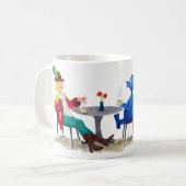 非常に小さな少年はルパート王子とお茶を飲む コーヒーマグカップ (正面左)