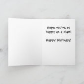 非常に幸せで カード (内部)