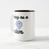 非常に幸せで ツートーンマグカップ (正面左)