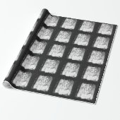 非常に幸せな色を黒くして下さい ラッピングペーパー (アンロールド)