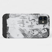 非常に幸せな色を黒くして下さい Case-Mate iPhoneケース (裏面(横))