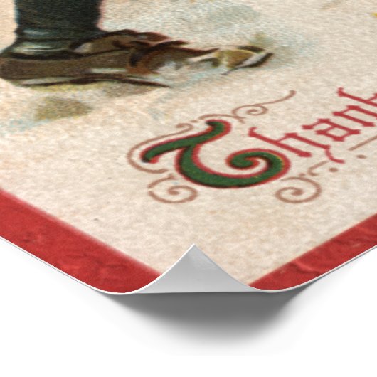 非常に幸福なターキーハンター ポスター (角)