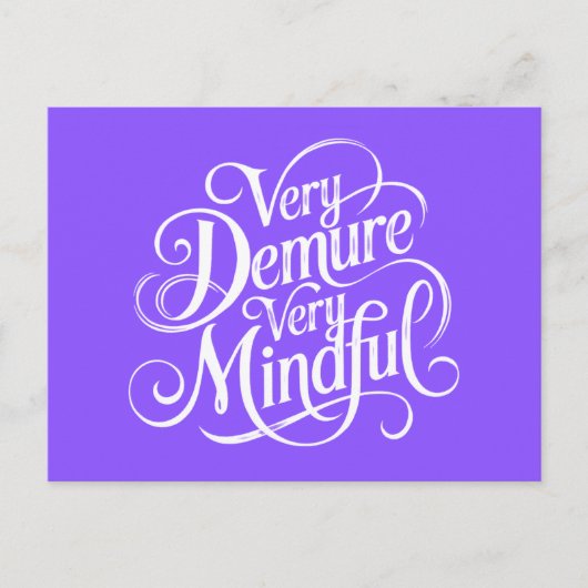 非常に心を込める ポストカード (正面)